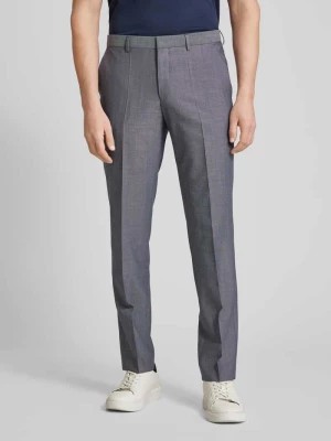 Zdjęcie produktu Spodnie do garnituru o kroju regular fit z dodatkiem żywej wełny model ‘Leon’ Boss