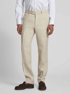 Zdjęcie produktu Spodnie do garnituru o kroju slim fit w kant model ‘Shiver’ carl gross
