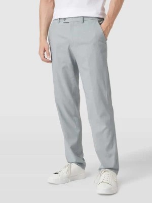Zdjęcie produktu Spodnie do garnituru o kroju slim fit z efektem melanżowym Christian Berg Men