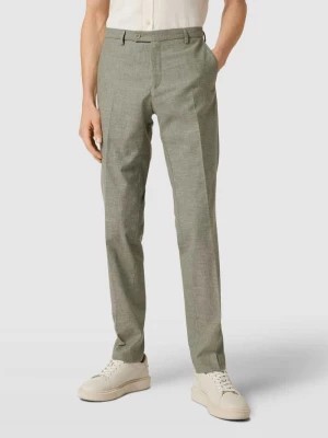 Zdjęcie produktu Spodnie do garnituru o kroju slim fit z efektem melanżowym model ‘Paco’ CG - Club of Gents