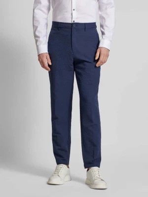 Zdjęcie produktu Spodnie do garnituru o kroju slim fit z fakturowanym wzorem Armani Exchange