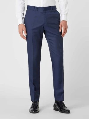 Zdjęcie produktu Spodnie do garnituru o kroju slim fit z mieszanki wełny Wilvorst