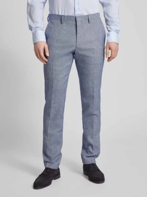Zdjęcie produktu Spodnie do garnituru o kroju slim fit z wpuszczanymi kieszeniami Roy Robson