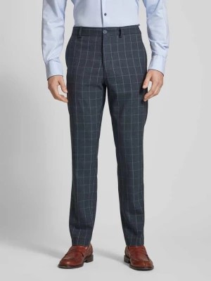 Zdjęcie produktu Spodnie do garnituru o kroju slim fit z wzorem w kratę model ‘OASIS’ Selected Homme