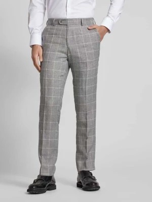 Zdjęcie produktu Spodnie do garnituru o kroju slim fit z wzorem w kratę model ‘Shiver-G’ carl gross
