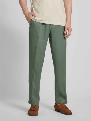 Zdjęcie produktu Spodnie do garnituru o kroju tapered fit z zakładkami w pasie model ‘OLE’ CG - Club of Gents