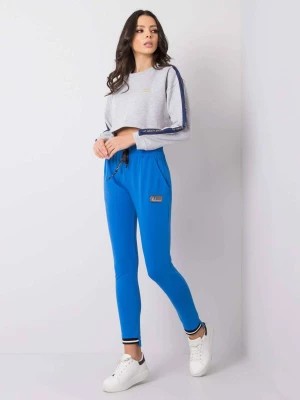 Zdjęcie produktu Spodnie dresowe ciemny niebieski casual Merg
