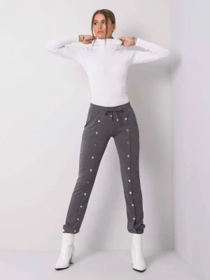 Zdjęcie produktu Spodnie dresowe ciemny szary casual Merg