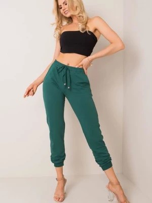 Zdjęcie produktu Spodnie dresowe damskie basic zielone BASIC FEEL GOOD