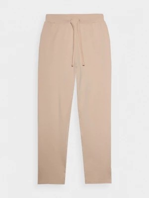 Zdjęcie produktu Spodnie dresowe damskie - beżowe OUTHORN