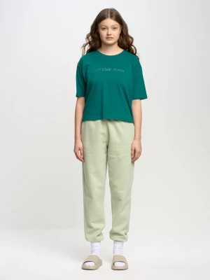 Zdjęcie produktu Spodnie dresowe damskie zielone Foxie 301 BIG STAR