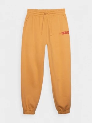 Zdjęcie produktu Spodnie dresowe damskie - żółte OUTHORN