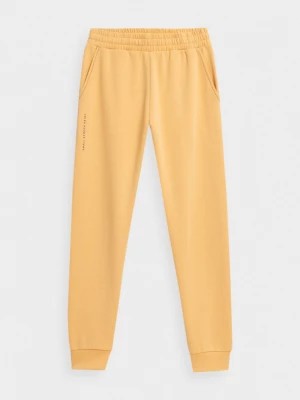 Zdjęcie produktu Spodnie dresowe damskie - żółte OUTHORN