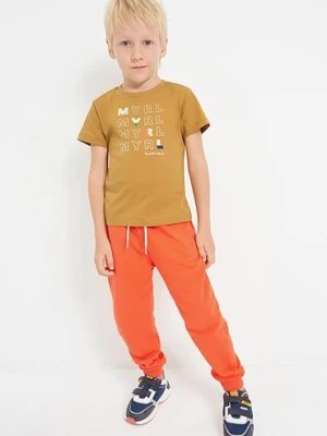 Zdjęcie produktu Spodnie dresowe dla chłopca Mayoral - pomarańczowe