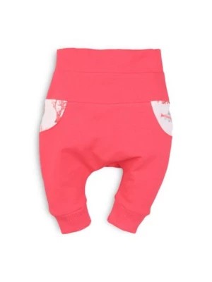 Zdjęcie produktu Spodnie dresowe niemowlęce - różowe NINI