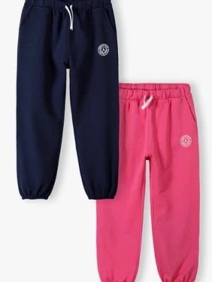 Zdjęcie produktu Spodnie dresowe różowe i granatowe - Limited Edition