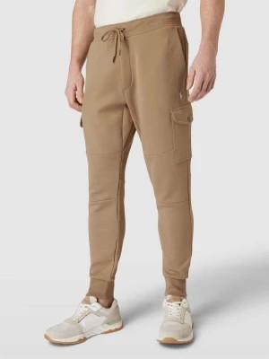 Zdjęcie produktu Spodnie dresowe z detalem z logo w jednolitym kolorze Polo Ralph Lauren
