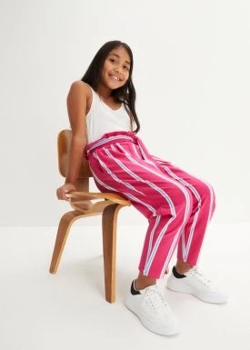 Zdjęcie produktu Spodnie dziewczęca z dżerseju, z bawełny organicznej bonprix