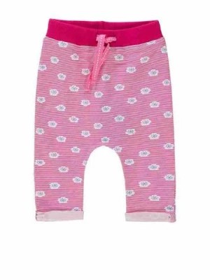 Zdjęcie produktu Spodnie dziewczęce - biało-różowe - Lief