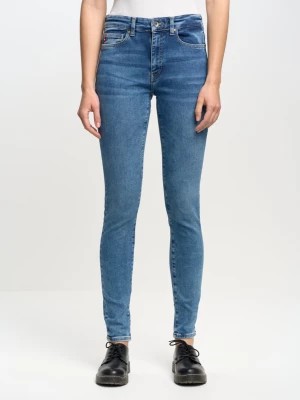 Zdjęcie produktu Spodnie jeans damskie niebieskie Rose 466 BIG STAR