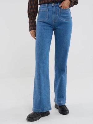 Zdjęcie produktu Spodnie jeans damskie wide niebieskie Celia 414 BIG STAR