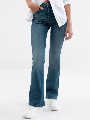 Zdjęcie produktu Spodnie jeans damskie z rozszerzaną nogawką Clara Flare 511 BIG STAR