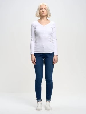 Zdjęcie produktu Spodnie jeans damskie z wysokim stanem z kolekcji Basic Clara 358 BIG STAR