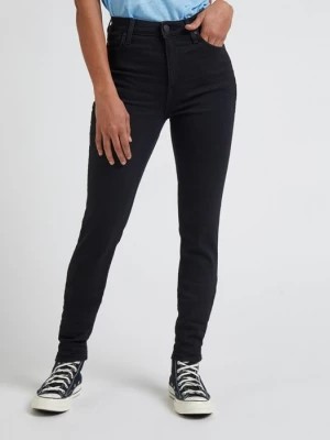 Zdjęcie produktu Spodnie jeansowe damskie LEE SCARLETT HIGH BLACK RINSE