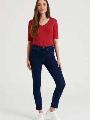 Zdjęcie produktu Spodnie jeansowe damskie niebieskie Greenpoint