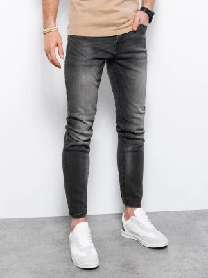 Zdjęcie produktu Spodnie jeansowe męskie SLIM FIT - grafitowe P1023
 -                                    S