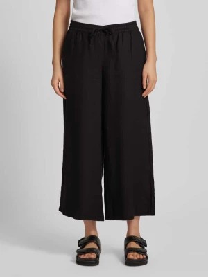 Zdjęcie produktu Spodnie lniane o kroju regular fit z elastycznym pasem Christian Berg Woman