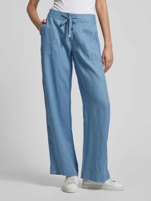 Zdjęcie produktu Spodnie lniane o luźnym kroju z tunelem model ‘JOVONIE’ Lauren Ralph Lauren