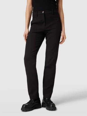 Zdjęcie produktu Spodnie materiałowe o kroju regular fit w jednolitym kolorze model ‘BELLA’ YAS