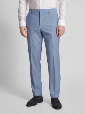 Zdjęcie produktu Spodnie materiałowe o kroju regular fit z detalem z logo model ‘Genius’ Boss