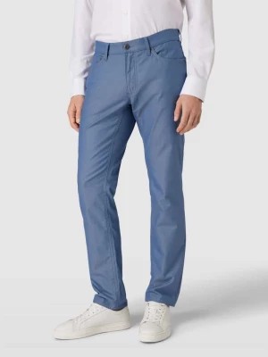 Zdjęcie produktu Spodnie materiałowe o kroju regular fit z fakturowanym wzorem model ‘Chuck’ BRAX