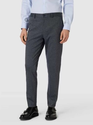 Zdjęcie produktu Spodnie materiałowe o kroju slim fit z fakturowanym wzorem model ‘AITOR’ Selected Homme