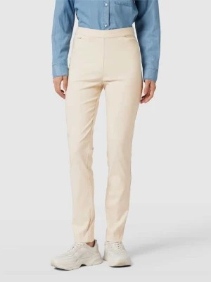 Zdjęcie produktu Spodnie materiałowe o kroju slim fit z lamowanymi kieszeniami Christian Berg Woman