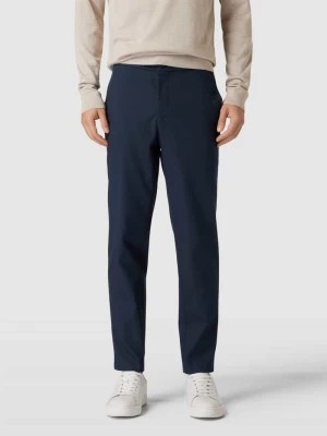 Zdjęcie produktu Spodnie materiałowe o kroju slim tapered fit z elastycznym pasem model ‘DANN’ Selected Homme
