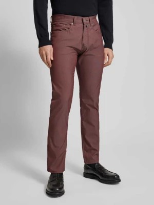 Zdjęcie produktu Spodnie materiałowe o kroju tapered fit z 5 kieszeniami model ‘Lyon’ Pierre Cardin