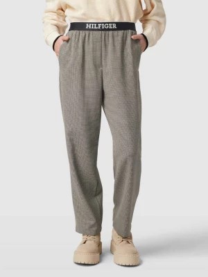 Zdjęcie produktu Spodnie materiałowe z elastycznym pasem z logo Tommy Hilfiger