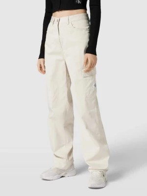 Zdjęcie produktu Spodnie materiałowe z kieszenią cargo Calvin Klein Jeans