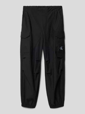 Zdjęcie produktu Spodnie materiałowe z kieszeniami cargo Calvin Klein Jeans