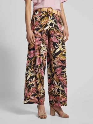 Zdjęcie produktu Spodnie materiałowe z kwiatowym wzorem Christian Berg Woman