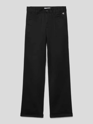 Zdjęcie produktu Spodnie materiałowe z wpuszczanymi kieszeniami w stylu francuskim Calvin Klein Jeans