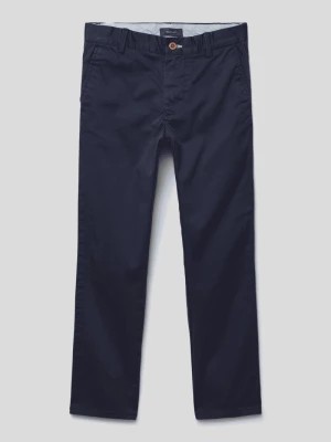 Zdjęcie produktu Spodnie materiałowe z wpuszczanymi kieszeniami w stylu francuskim Gant