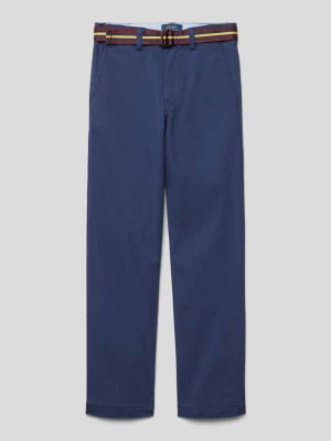 Zdjęcie produktu Spodnie materiałowe z wpuszczanymi kieszeniami w stylu francuskim model ‘BEDFORD’ Polo Ralph Lauren Kids