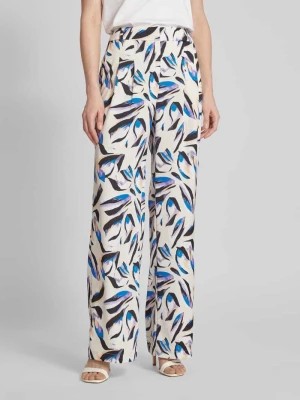 Zdjęcie produktu Spodnie materiałowe z wzorem na całej powierzchni Christian Berg Woman Selection