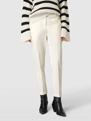 Zdjęcie produktu Spodnie materiałowe z zakładką model ‘Tachinoa’ BOSS Black Women