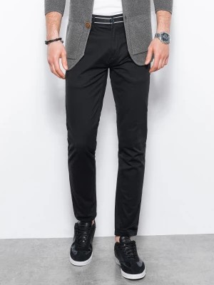 Zdjęcie produktu Spodnie męskie chino - czarne V1 P156
 -                                    L