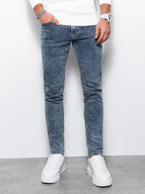 Zdjęcie produktu Spodnie męskie jeansowe SKINNY FIT - niebieskie V5 P1062
 -                                    S